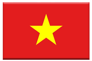 ベトナム国旗ボタン